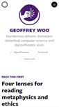 Mobile Screenshot of geoffreywoo.com